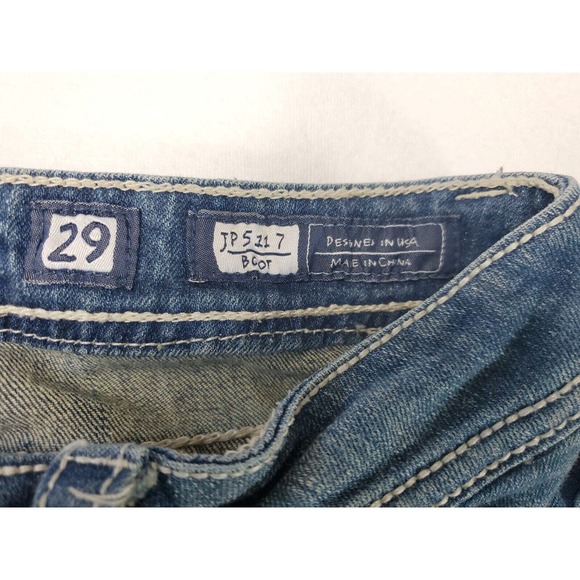 Miss Me Boot Cut angle Cut Rhinestone Size 29 JP 5117 - Picture 7 of 11